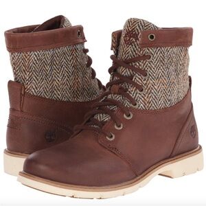 Timberland Harris Tweed Bramhall Leather Boots